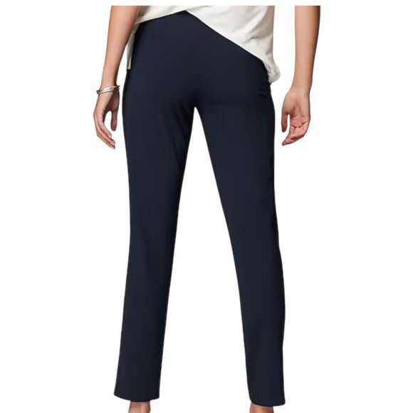 J. Jill Wearever Collection Smooth-Fit Classic Slim-Leg Pants XSP Navy Blue NWT - Picture 8 of 8